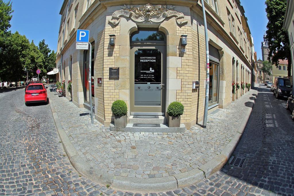 Schottennester Schlafen An Der Kraemerbruecke แอร์ฟวร์ท ภายนอก รูปภาพ